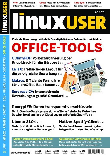 LinuxUser Magazin Nr 06 Juni 2021
