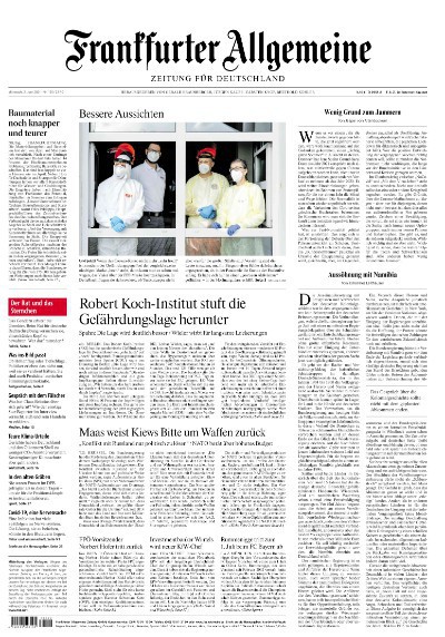 Frankfurter Allgemeine Zeitung vom 02 Juni 2021