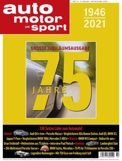 Auto Motor und Sport Magazin Nr 14 vom 17 Juni 2021