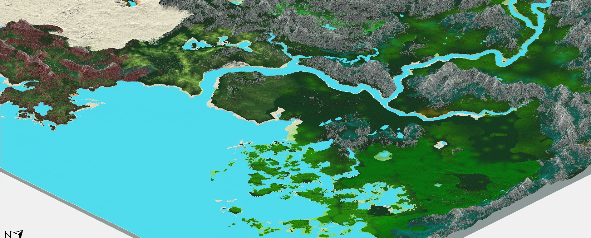Continent Sized Map?