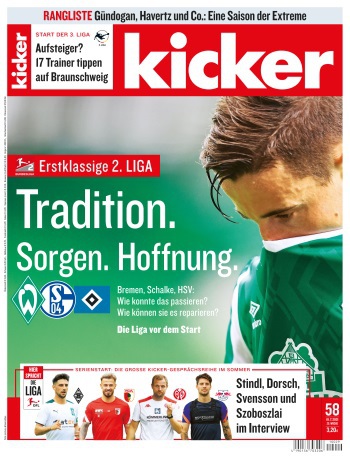 Kicker Sportmagazin Nr 58 vom 19 Juli 2021