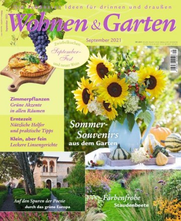 Wohnen und Garten Magazin Nr 09 September 2021