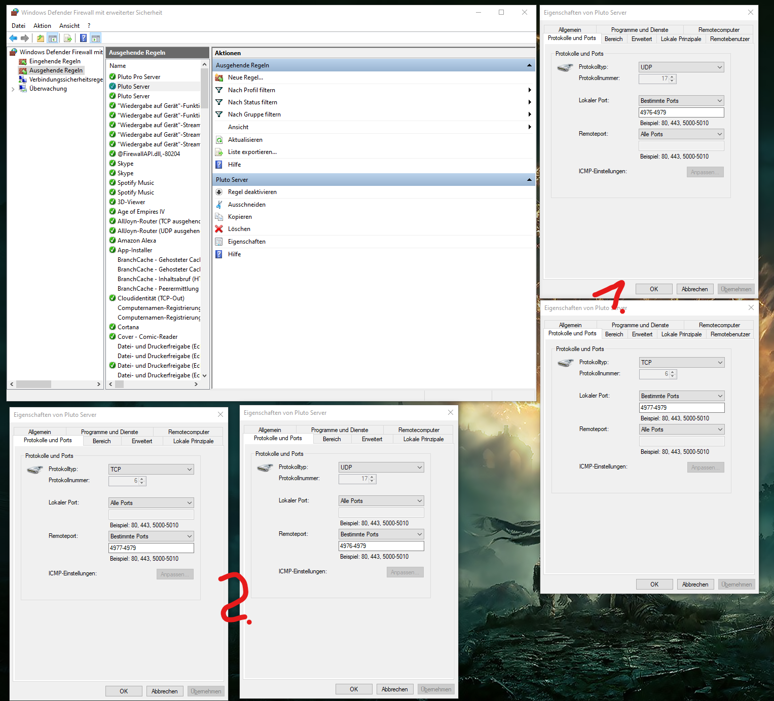 Ports in Windows