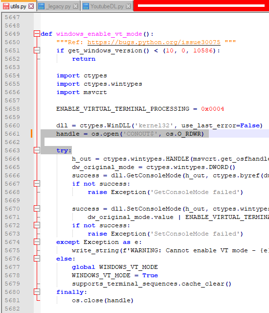 [errorno 9] Bad file descriptor 'CONOUT' · Issue 5978 · ytdlp/ytdlp · GitHub