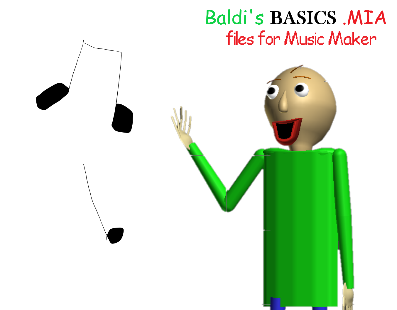 Baldi's Basics .MIA files for Music Maker (END) Sound Mod for Baldi's ...
