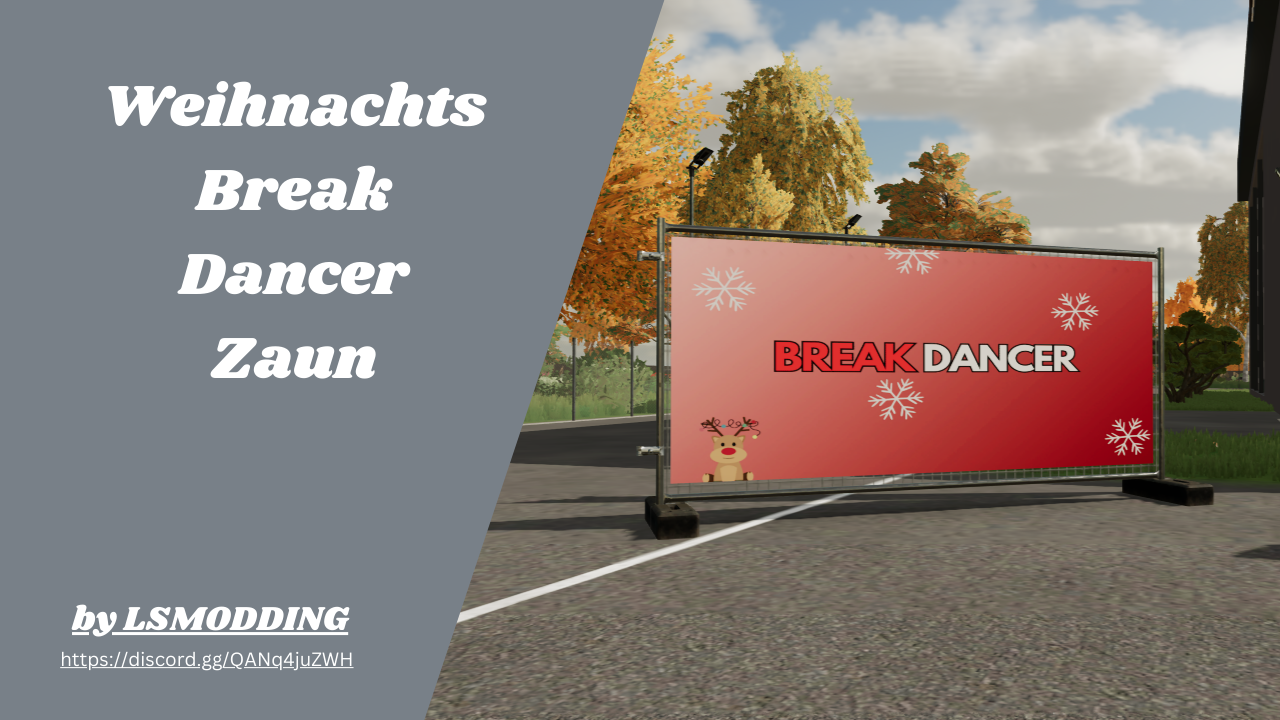 Weihnachts Break Dancer Zaun