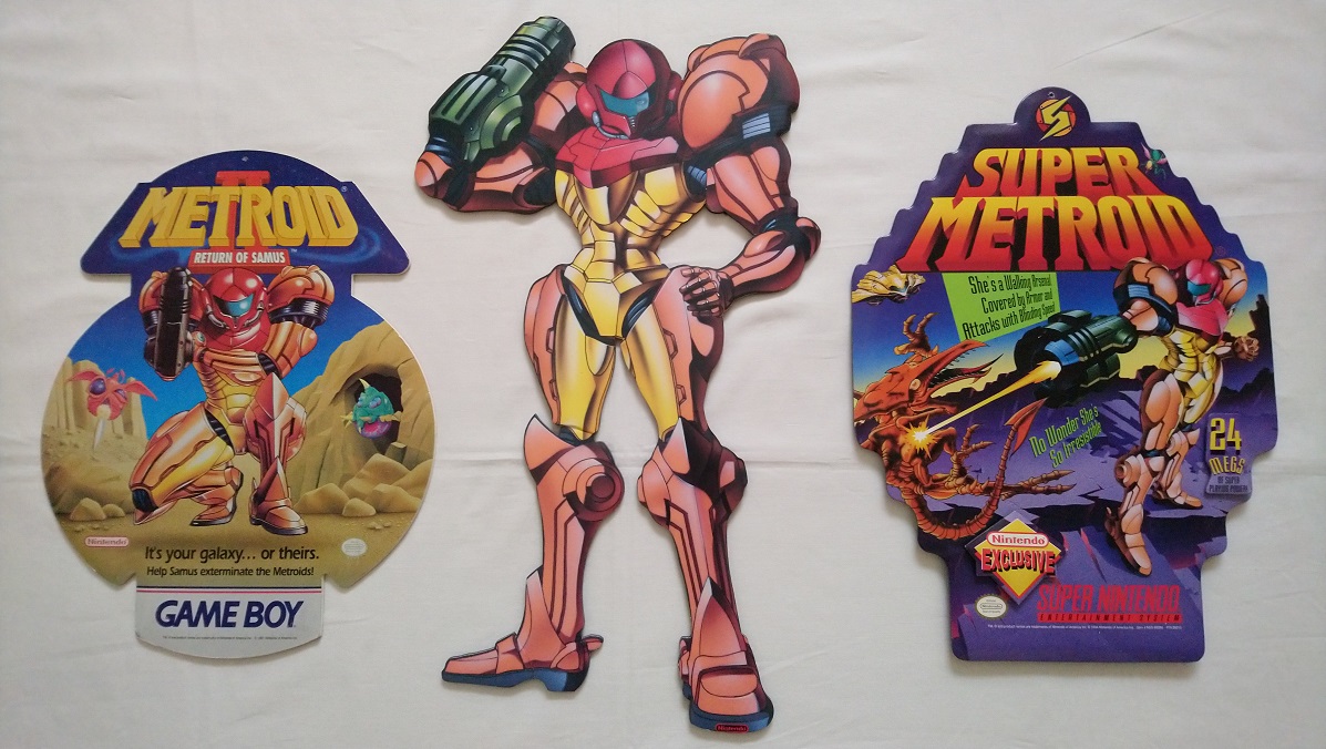 Super Metroid store display snes promo nintendo