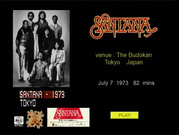 Santana - Tokyo Englisch 1973  AC3 DVD - Dorian