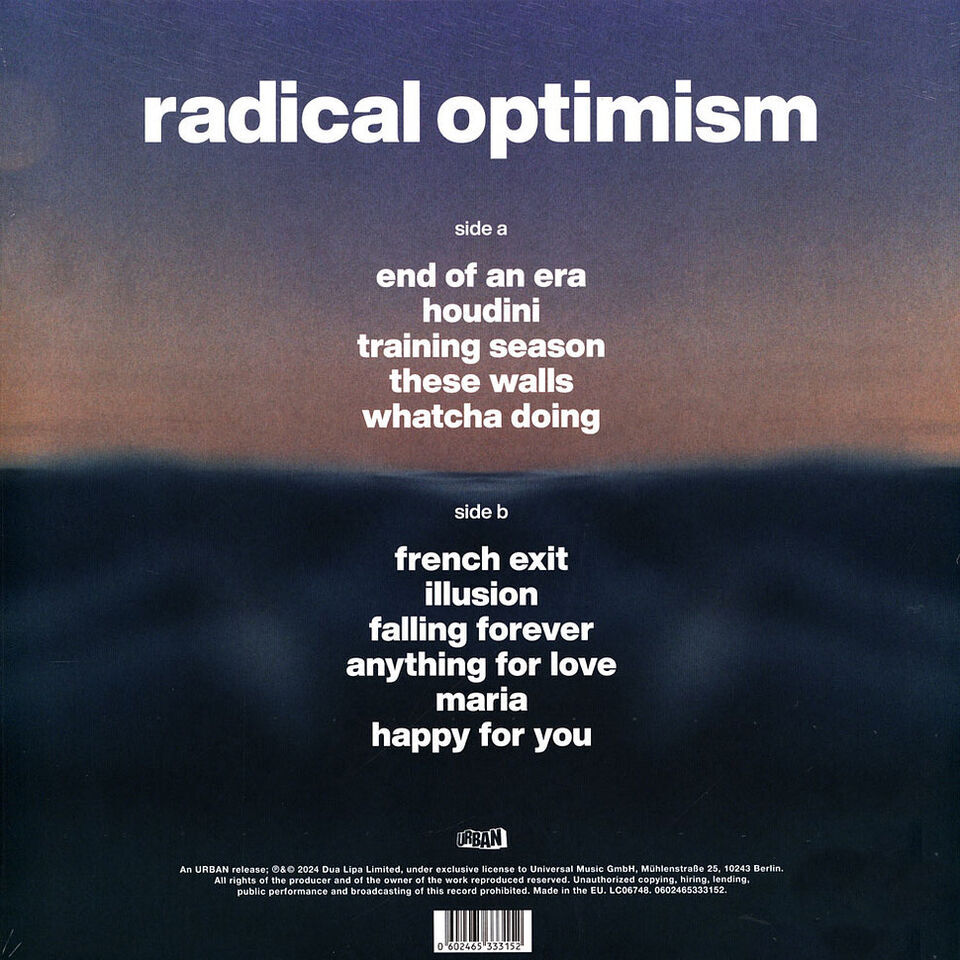Dua Lipa - Radical Optimism
