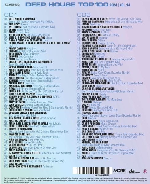 Deephouse Top 100 Vol.14