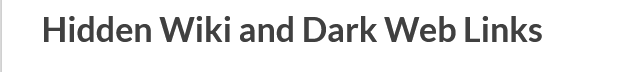 HIDDENWIKIS.COM