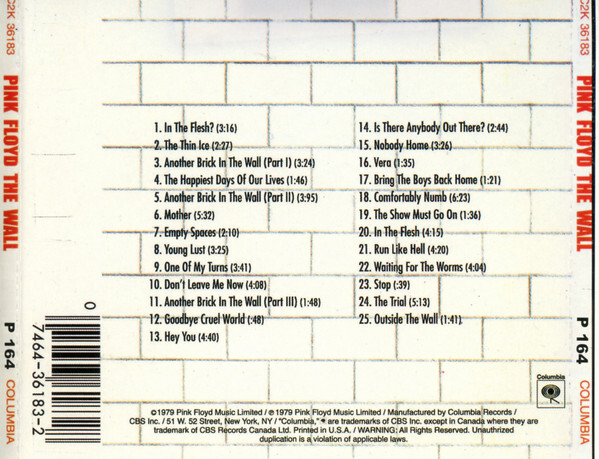 Pink Floyd - 1979 - The Wall