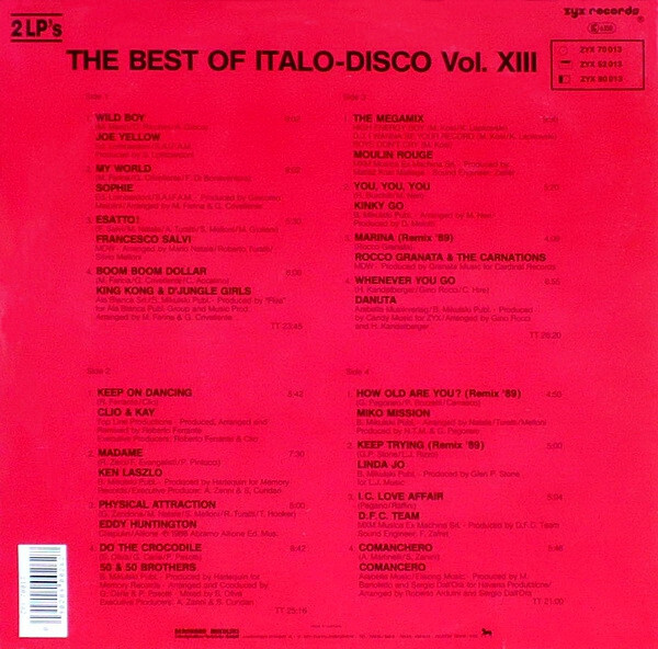 The Best Of Italo-Disco Vol. 13 1989