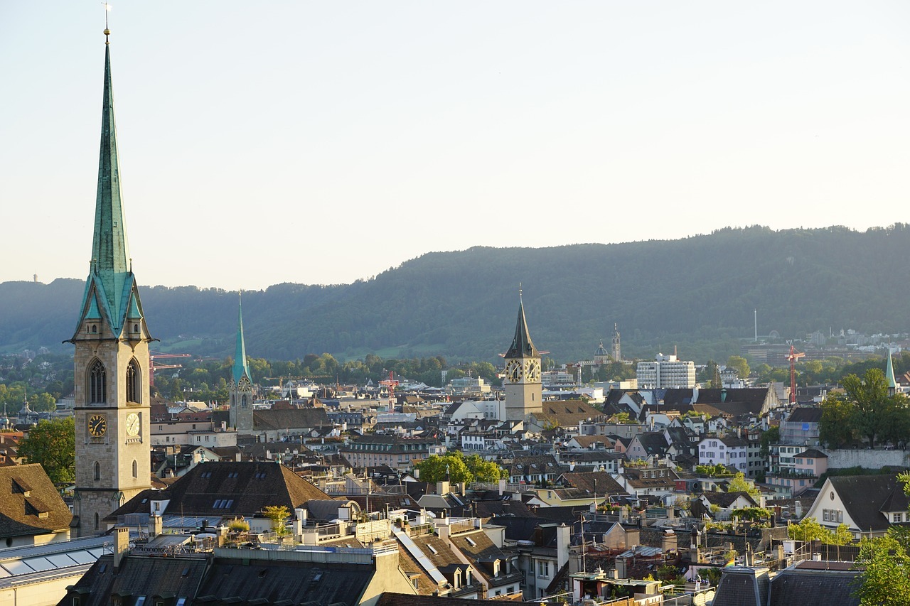 Zürich, Altstadt, Münsterbrücke