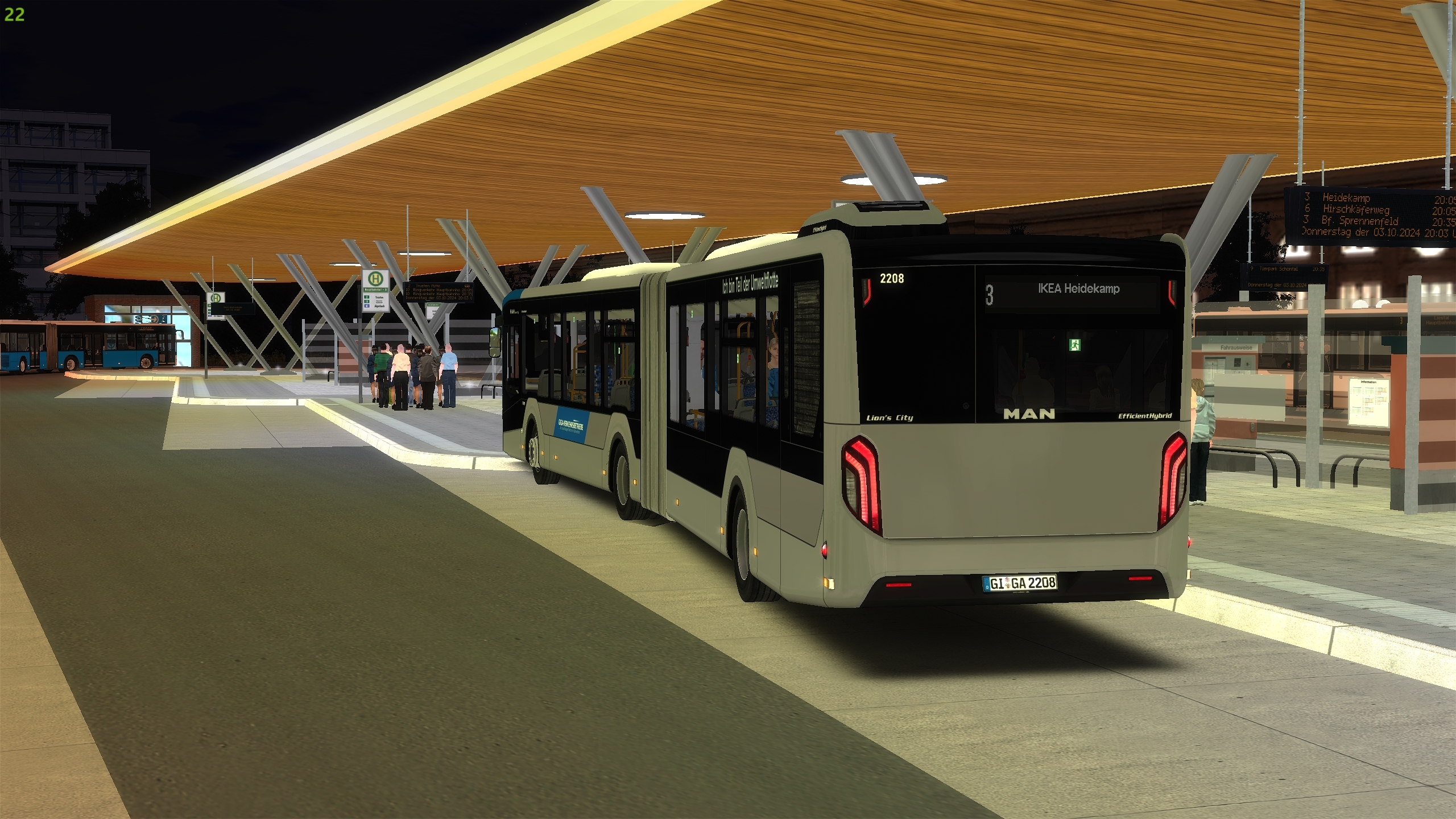 GIGA 2208 auf der 3 nach IKEA Heidekamp in Liestal (V3)