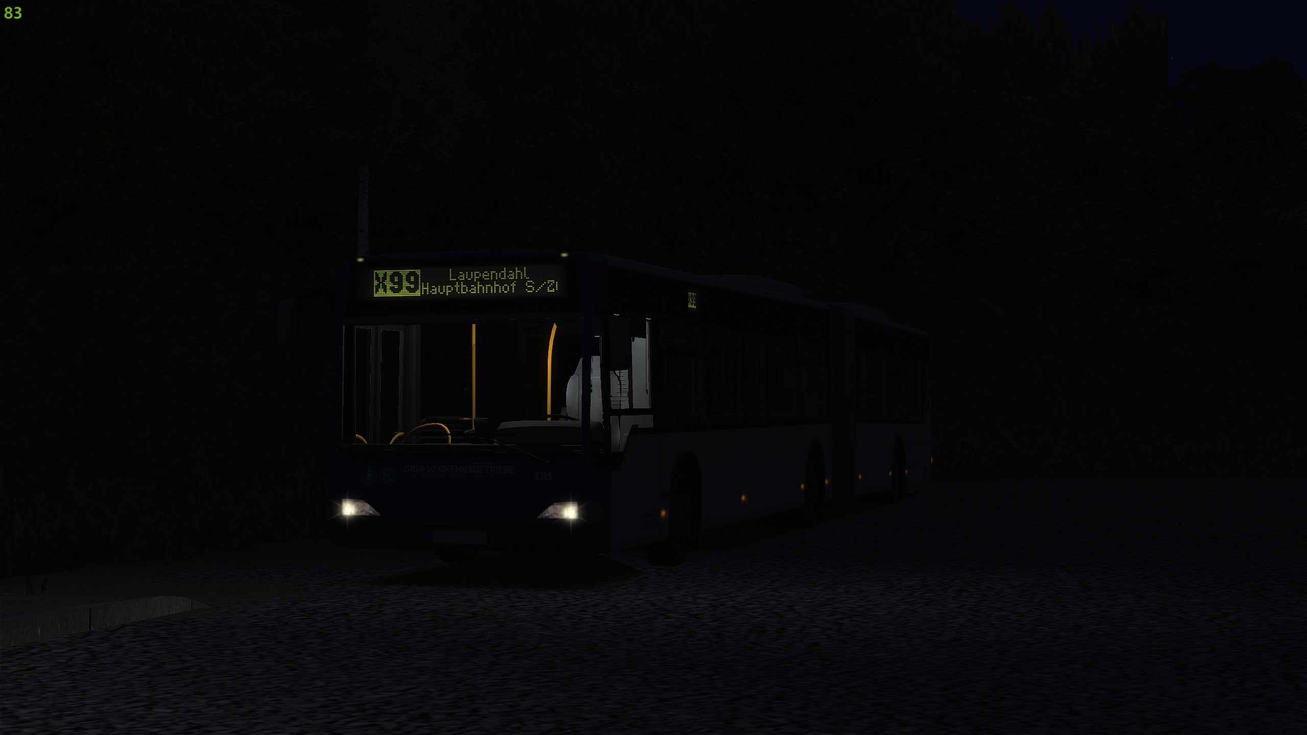 GIGA 2305 auf der X99 im Städtedreieck (21 modded)