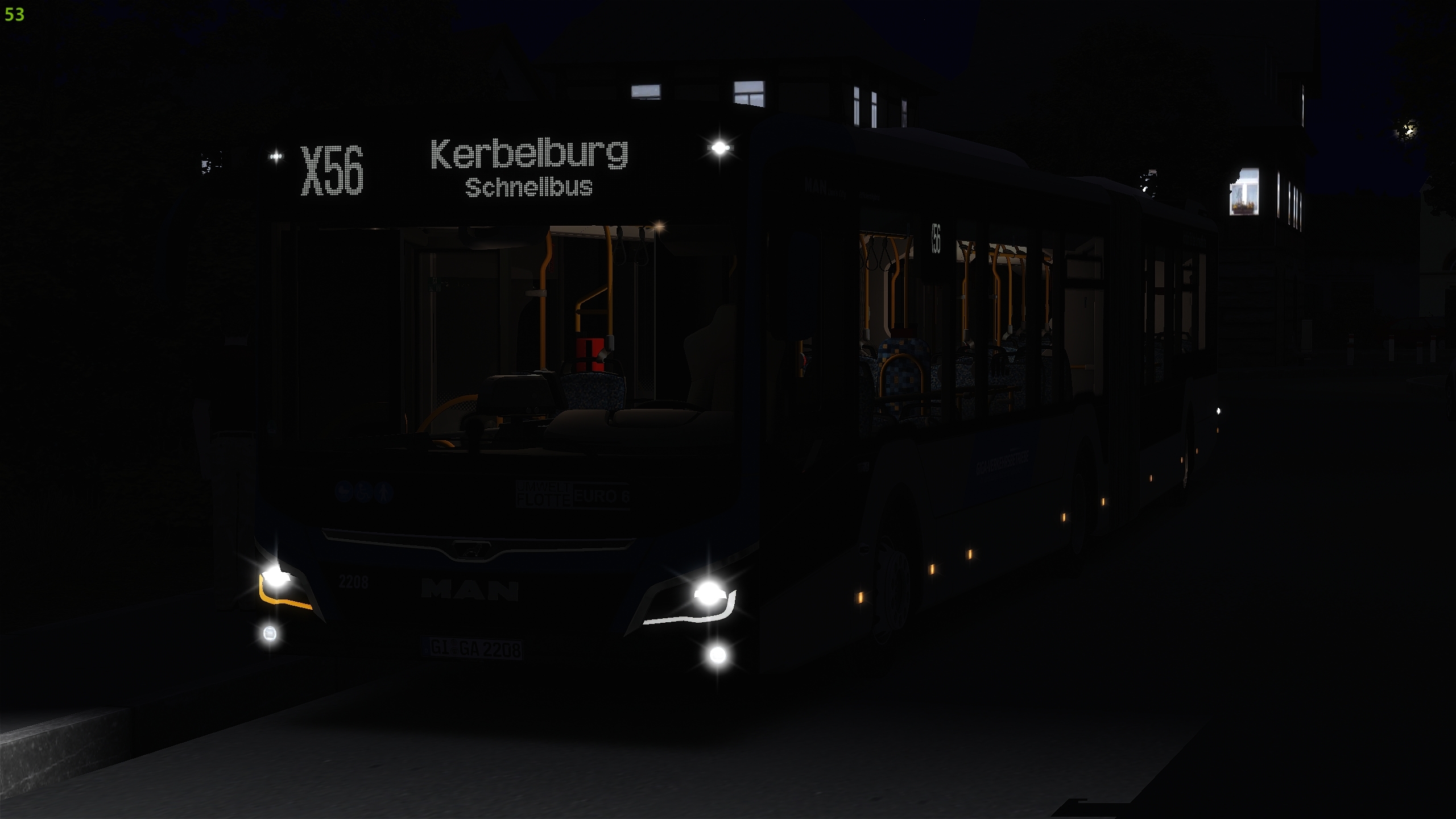 GIGA 2208 in der X Konzession auf der X56 (Lahnau V4)