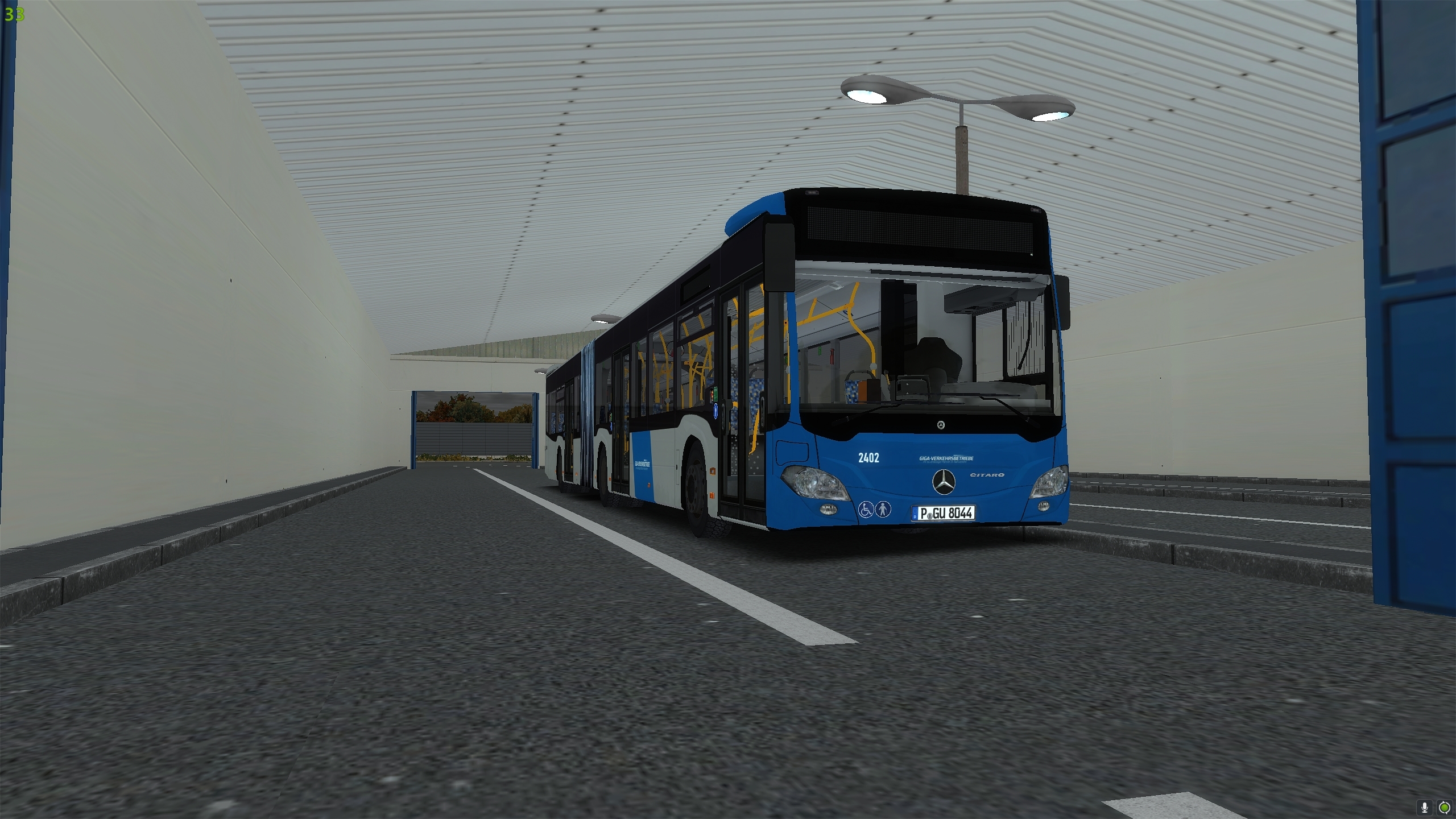 GIGA 2402 auf dem Gerolsteiner Stadtverkehr am Sonntag